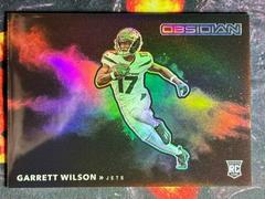 Garrett Wilson Football Cards 2022 Panini Obsidian Color Blast Black Prices