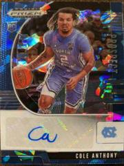 Cole Anthony [Blue Ice] Basketball Cards 2020 Panini Prizm Draft Picks Autographs Prices