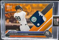 Aaron Judge [Orange] Baseball Cards 2023 Topps Now Prices