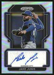 Jake Junis [Silver Prizm] #S-JJ Baseball Cards 2022 Panini Prizm Signatures Prices