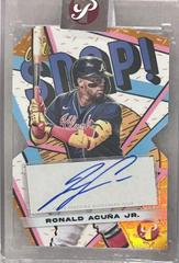 Ronald Acuna Jr. [Orange] #OSA-RA Baseball Cards 2023 Topps Pristine Oh Snap Autographs Prices