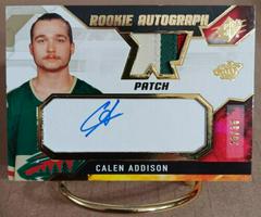 Calen Addison [Gold] Hockey Cards 2021 SPx Rookie Signatures Prices