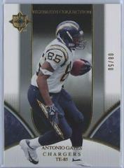 Antonio Gates [Gold] #162 Football Cards 2006 Upper Deck Ultimate Collection Prices