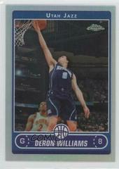 Deron Williams Refractor Basketball Cards 2006 Topps Chrome Prices