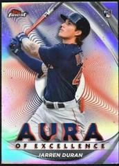 Jarren Duran Baseball Cards 2022 Topps Finest Aura of Excellence Prices