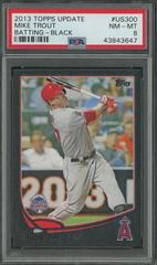Mike Trout [Batting Black] Baseball Cards 2013 Topps Update Prices