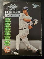 Derek Jeter #4 Baseball Cards 1998 Skybox Dugout Axcess Double Header Prices