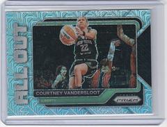 Courtney Vandersloot [Mojo] #2 Basketball Cards 2023 Panini Prizm WNBA All Out Prices