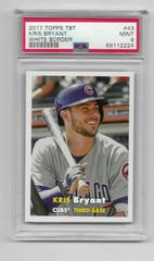 Kris Bryant [White Border] #43 Baseball Cards 2017 Topps Throwback Thursday Prices