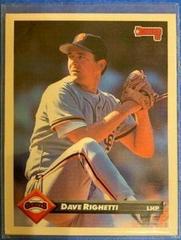 Dave Righetti #552 Baseball Cards 1993 Donruss Prices
