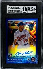 Byron Buxton [Blue Refractor] #ARBBN Baseball Cards 2015 Topps Chrome Autograph Rookies Prices