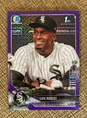 Luis Robert [Purple Refractor] #BCP-21 Baseball Cards 2018 Bowman Chrome Prospects Prices