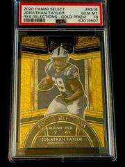 Jonathan Taylor [Gold Prizm] Football Cards 2020 Panini Select Rookie Selections Prices