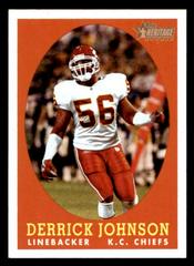 Derrick Johnson [1958 Topps Design] #75 Football Cards 2005 Topps Heritage Prices