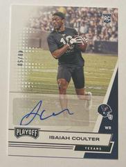 Isaiah Coulter [Autograph] #247V Football Cards 2020 Panini Playoff Prices