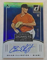 Brian Ellington [Blue] #SGS-BE Baseball Cards 2016 Panini Donruss Signature Series Prices