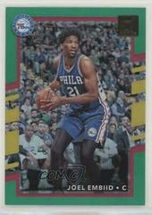 Joel Embiid [Holo Green, Yellow Laser] Basketball Cards 2017 Panini Donruss Prices