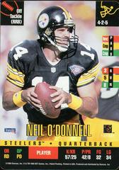 Neil O'Donnell Football Cards 1995 Panini Donruss Red Zone Prices