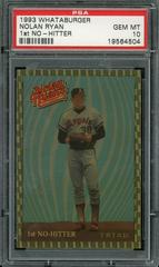 Nolan Ryan [1st No Hitter] Baseball Cards 1993 Whataburger Nolan Ryan Prices