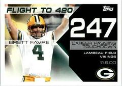 Brett Favre #BF247 Football Cards 2008 Topps Brett Favre Collection Prices