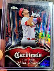 Nolan Arenado [Red] #24 Baseball Cards 2022 Topps Chrome Logofractor Prices