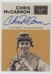 Chris McCarron Baseball Cards 2014 Panini Golden Age Historic Signatures Prices