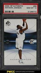 Antawn Jamison #88 Basketball Cards 2004 SP Authentic Prices