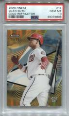 Juan Soto [Gold Refractor] #14 Baseball Cards 2020 Topps Finest Prices