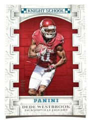 Dede Westbrook [Red] #KNS-DDW Football Cards 2017 Panini Knight School Prices