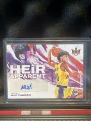 Max Christie [Ruby] #HA-MCA Basketball Cards 2022 Panini Court Kings Heir Apparent Prices