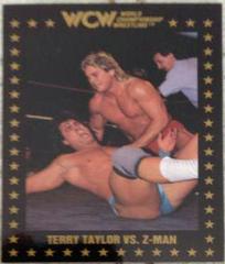 Terry Taylor vs. Z Man Wrestling Cards 1991 Championship Marketing WCW Prices