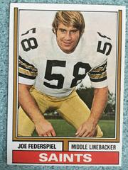 Joe Federspiel #417 Football Cards 1974 Topps Prices