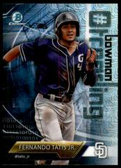 Fernando Tatis Jr. [Purple Refractor] #FT Baseball Cards 2018 Bowman Mega Box Chrome Trending Prices
