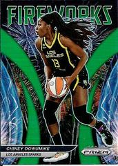Chiney Ogwumike [Green] #6 Basketball Cards 2022 Panini Prizm WNBA Fireworks Prices