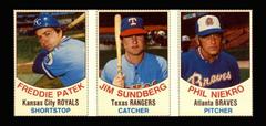 Patek, Sundberg, Niekro [Hand Cut Panel] Baseball Cards 1977 Hostess Prices