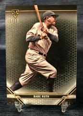 Babe Ruth [Onyx] #75 Baseball Cards 2021 Topps Triple Threads Prices