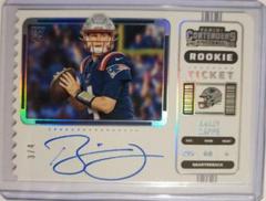 Bailey Zappe [SP Variation Autograph Stub Ticket] #104V Football Cards 2022 Panini Contenders Prices