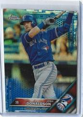 Josh Donaldson [Blue Refractor] Baseball Cards 2016 Topps Chrome Prices