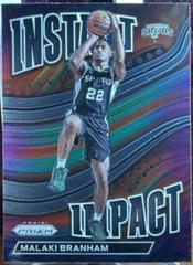 Malaki Branham #12 Basketball Cards 2022 Panini Prizm Instant Impact Prices