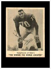 Sam Huff Football Cards 1963 Kahn's Wieners Prices