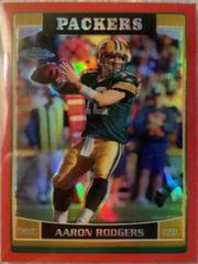 Aaron Rodgers [Red Refractor] #14 Football Cards 2006 Topps Chrome Prices