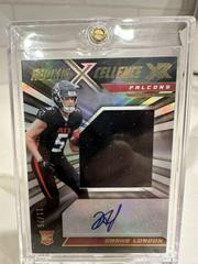 Drake London #RXE-DL Football Cards 2022 Panini XR Rookie Xcellence Autograph Swatches Prices