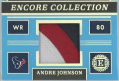 Andre Johnson [Sapphire] #EC-8 Football Cards 2022 Panini Encased Encore Collection Prices