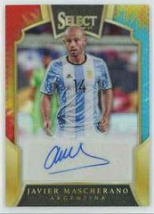 Javier Mascherano [Tie Dye] Soccer Cards 2016 Panini Select Signatures Prices