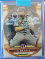 Juan Soto [Orange] #1 Baseball Cards 2023 Topps Tribute Prices