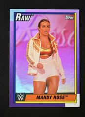 Mandy Rose [Rainbow Foil] Wrestling Cards 2021 Topps Heritage WWE Prices