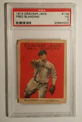 Fred Blanding Baseball Cards 1914 Cracker Jack Prices