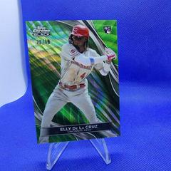 Elly De La Cruz [Green Refractor] #17 Baseball Cards 2024 Topps Chrome Black Prices