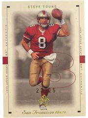 Steve Young [Excitement Gold] Football Cards 1999 SP Authentic Prices