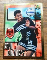 Raul Diaz Arce [Gold] #47 Soccer Cards 1997 Upper Deck MLS Prices